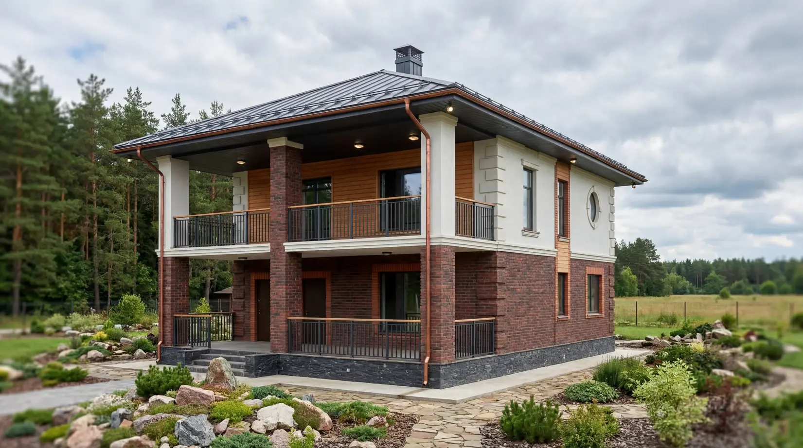 Двухэтажные дома — фото 22